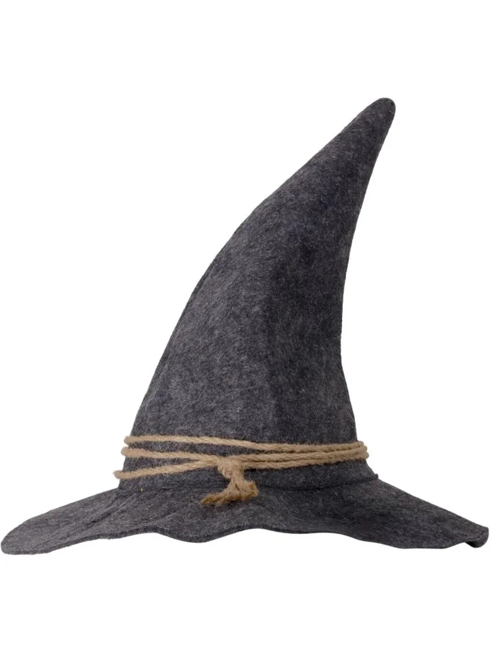 Halloween Grey Scarecrow Hat Adults Wizard Witch Halloween Costume For Parties